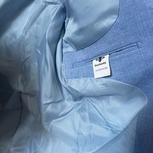 COOFANDY Men's Blazer Casual Sport Coats Slim Fit One Button Suit Jacket - Picture 7 of 16